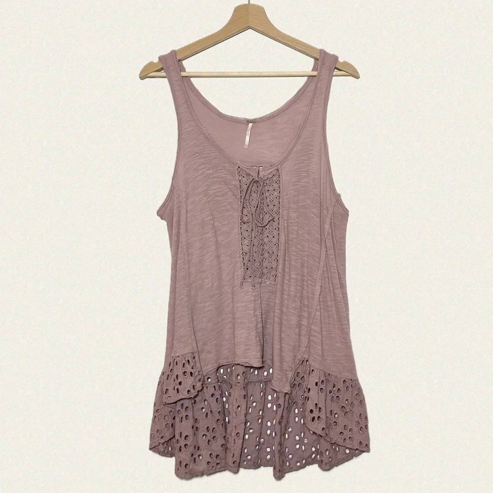 Free People Olivia Peplum Tank